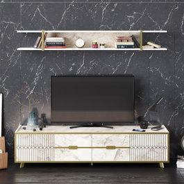 Hanah Home Frida - Mueble de TV Blanco